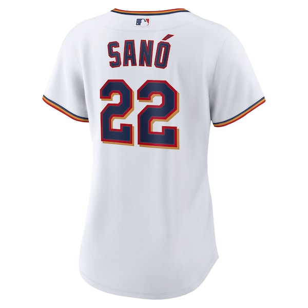 Miguel Sano Minnesota Twins Nike Women's Home Replica Player Jersey - White - Image 3