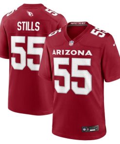 Dante Stills Arizona Cardinals Nike Team Game Jersey -  Cardinal