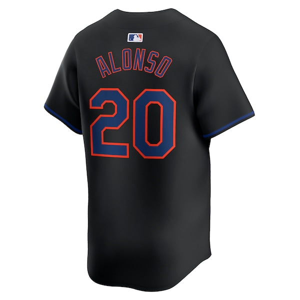 Pete Alonso New York Mets Nike Alternate Limited Player Jersey?ยจC Black - Image 3
