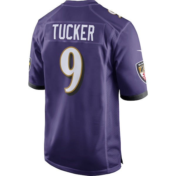 Justin Tucker Baltimore Ravens Nike Game Jersey - Purple - Image 3