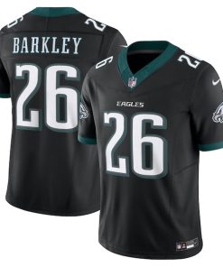 Saquon Barkley Philadelphia Eagles Nike Vapor F.U.S.E. Limited Jersey - Black/Green/Kelly Green