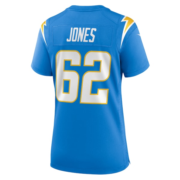 Nash Jones Los Angeles Chargers Nike Women's Team Game Jersey - Powder Blue - Image 3