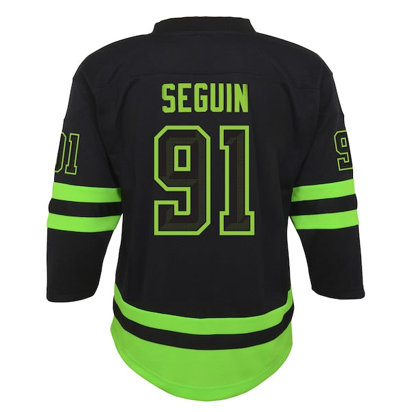 Tyler Seguin Dallas Stars Youth 2020/21 Alternate Replica Player Jersey - Black - Image 3