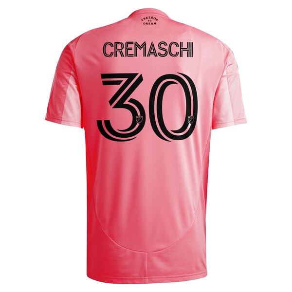 Benjamin Cremaschi Inter Miami CF adidas 2025 Euforia Replica Player Jersey - Light Pink - Image 3