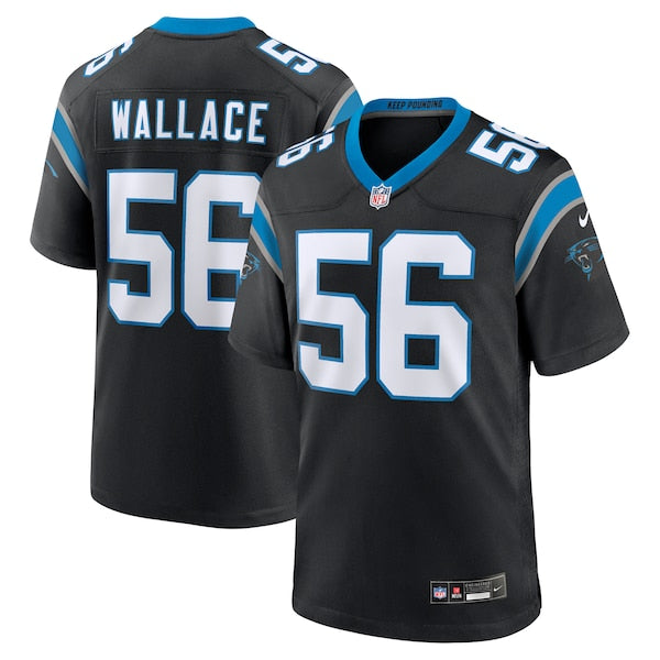 Trevin Wallace Carolina Panthers Nike Game Jersey - Black