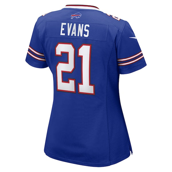 Darrynton Evans Buffalo Bills Nike Women's Team Game Jersey - Royal - Image 3