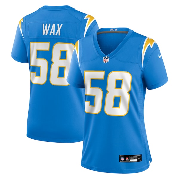Marlowe Wax Los Angeles Chargers Nike Women's Team Game Jersey - Powder Blue