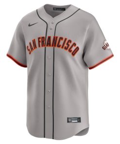 Alternative view of San Francisco Giants Nike Away Limited Jersey - Gray