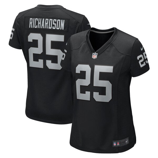 Decamerion Richardson Las Vegas Raiders Nike Women's Game Jersey - Black - Image 5