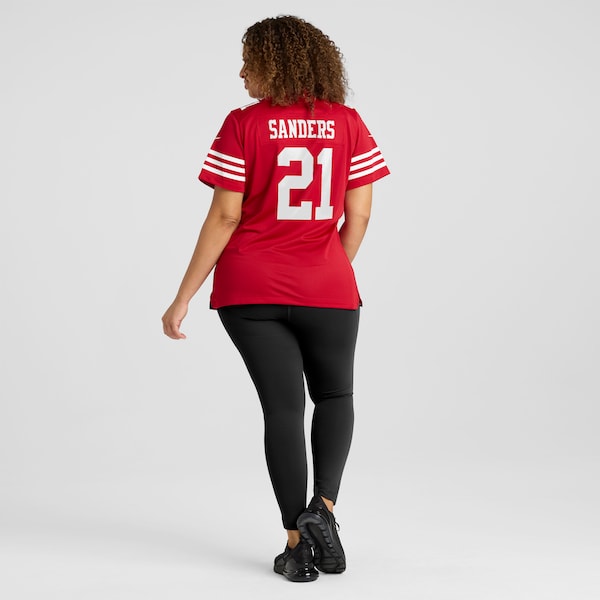 Deion Sanders San Francisco 49ers Nike Women's Retired Player Game Jersey - Scarlet - Image 7