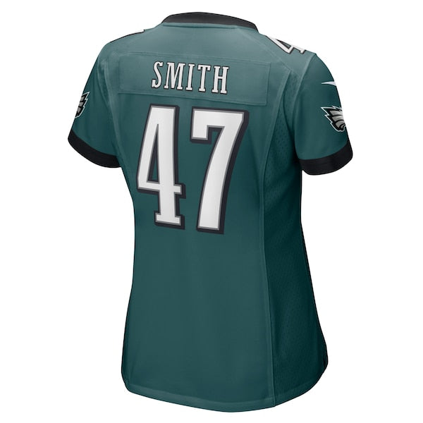 Brandon Smith Philadelphia Eagles Nike Women's Game Jersey - Midnight Green - Image 3