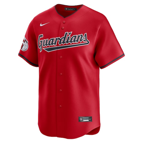 Cleveland Guardians Nike Alternate Limited Custom Jersey?ยจC Red - Image 2