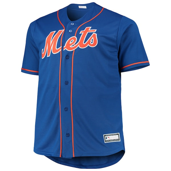 Francisco Lindor New York Mets Big & Tall Replica Player Jersey - Royal - Image 2