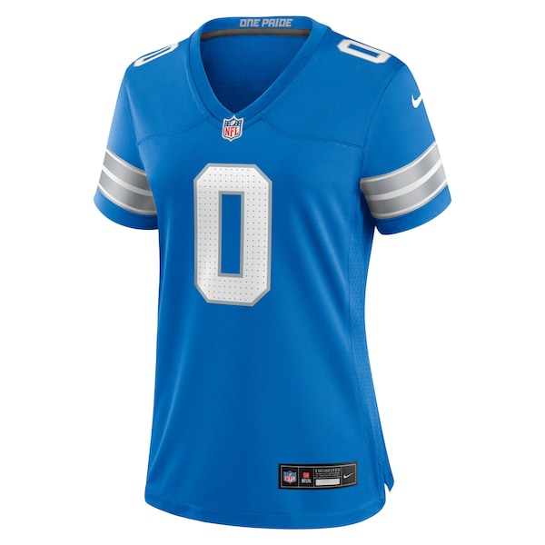 Jahmyr Gibbs Detroit Lions Nike Women's Game Player Jersey - Blue/Black - Image 3