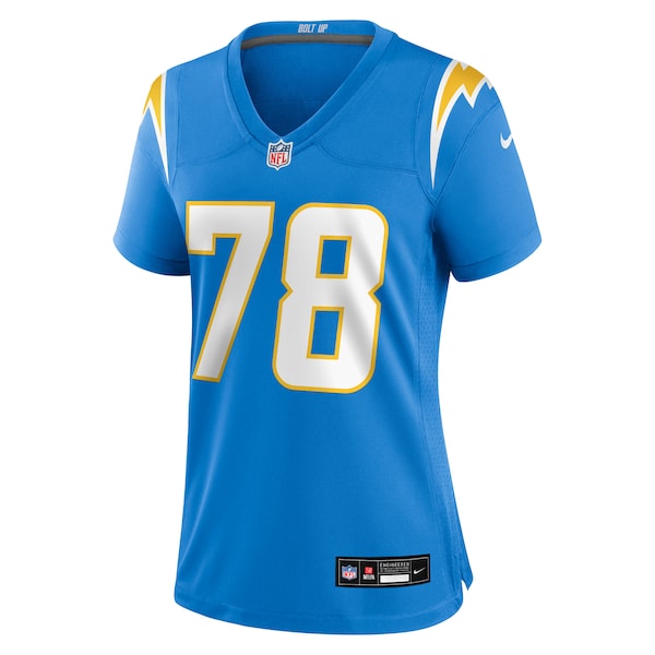 Andre James Los Angeles Chargers Nike Women's Team Game Jersey - Powder Blue - Image 3