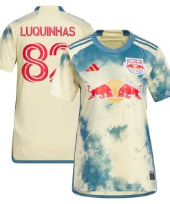 Luquinhas New York Red Bulls adidas Women's 2024 Daniel Patrick Kit Replica Jersey - Yellow