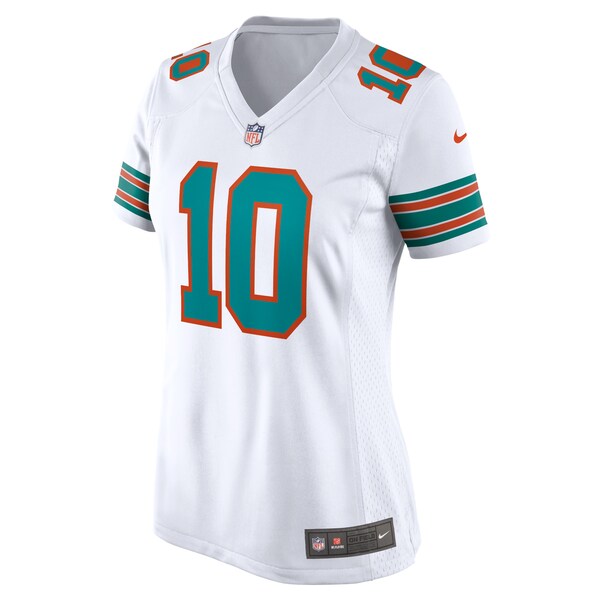 Tyreek Hill Miami Dolphins Nike Women's Alternate Game Jersey - White/Aqua - Image 3
