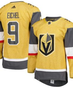 Jack Eichel Vegas Golden Knights adidas Home Primegreen Authentic Player Jersey - Gold