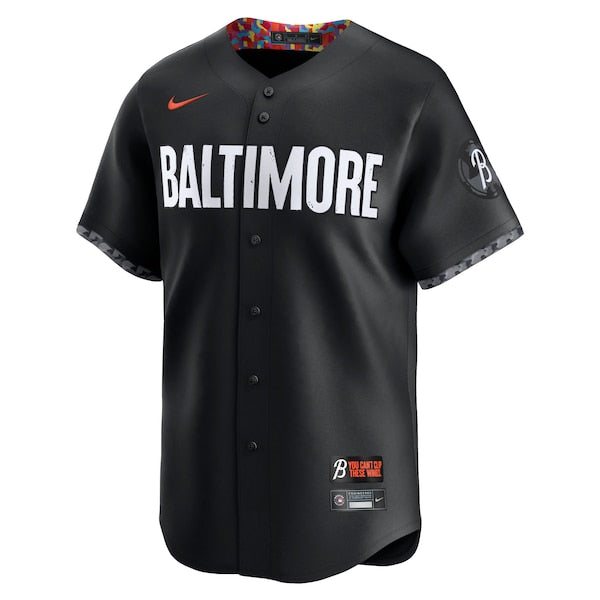 Cal Ripken Jr. Baltimore Orioles Nike City Connect Retired Player Jersey - Black - Image 2