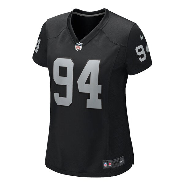 Christian Wilkins Las Vegas Raiders Nike Women's Game Jersey - Black - Image 3
