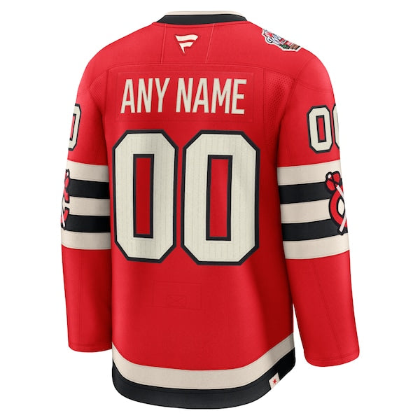 Chicago Blackhawks 2025 NHL Winter Classic Premium Custom Jersey - Red - Image 3
