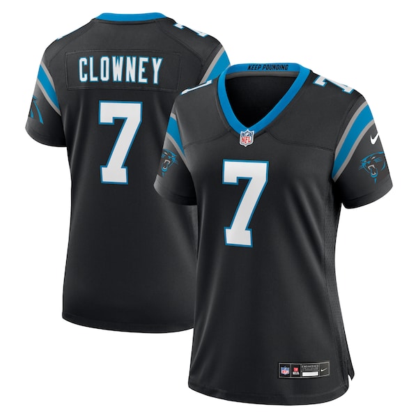 Jadeveon Clowney Carolina Panthers Nike Women's Game Jersey - Black - Image 2