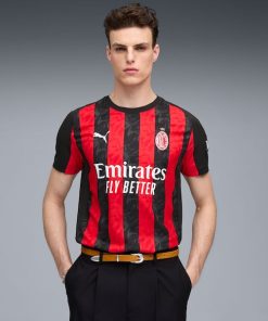 AC Milan Puma 2025/26 Home Authentic Jersey - Red/White