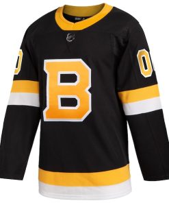 Alternative view of Boston Bruins adidas 2019/20 Alternate Authentic Custom Jersey - Black