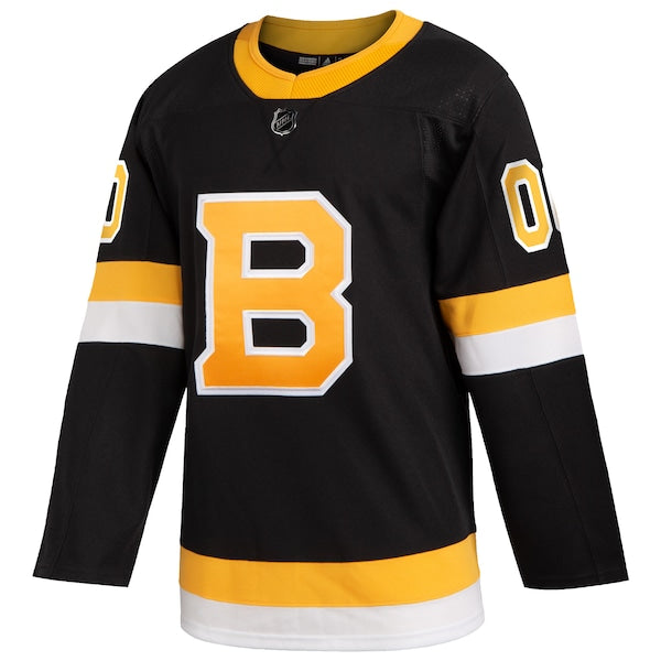 Boston Bruins adidas 2019/20 Alternate Authentic Custom Jersey - Black - Image 2