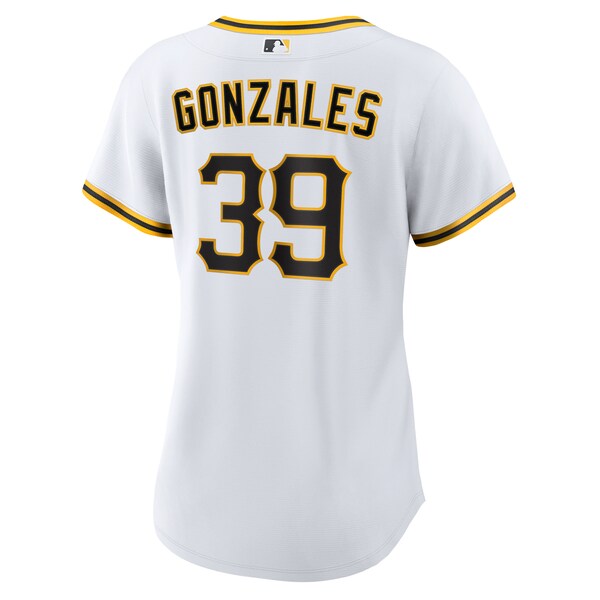 Nick Gonzales Pittsburgh Pirates Nike Women's Home Replica Jersey - White - Image 3