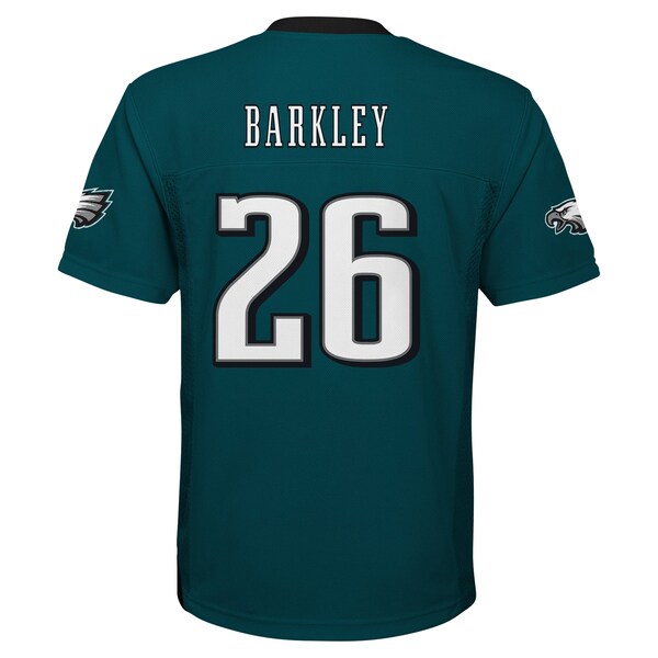 Saquon Barkley Philadelphia Eagles Youth Replica Player Jersey - Midnight Green - Image 3