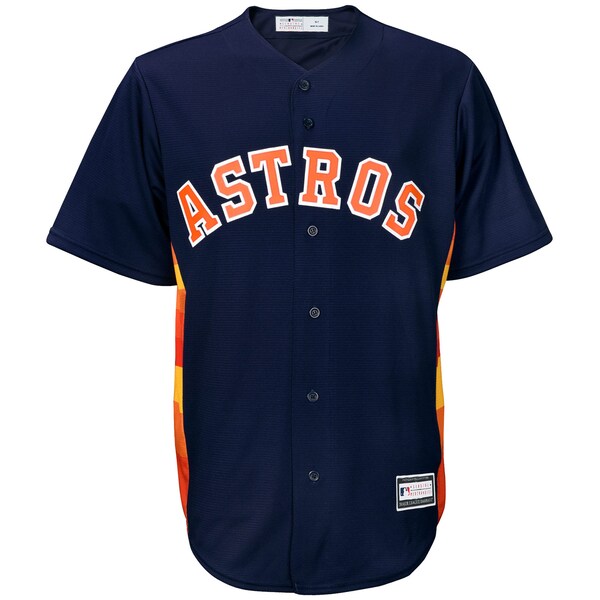 Houston Astros Big & Tall Replica Team Jersey - Navy - Image 3