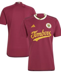 Portland Timbers adidas 2024 Archive Replica Jersey - Red