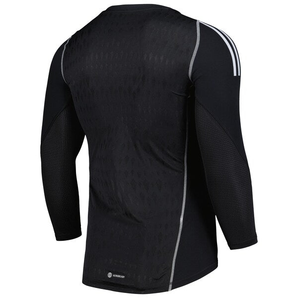 Real Salt Lake adidas 2024 Goalkeeper Long Sleeve Replica Jersey - Black - Image 3