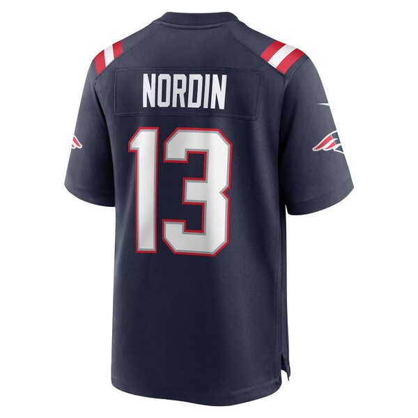 Quinn Nordin New England Patriots Nike Game Player Jersey - Navy - Image 3