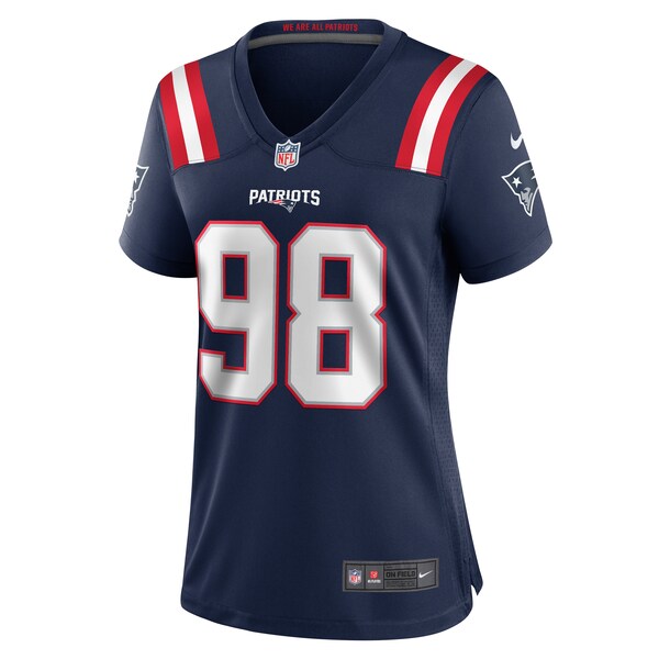 Jeremiah Pharms Jr. New England Patriots Nike Women's Game Jersey - Navy - Image 2