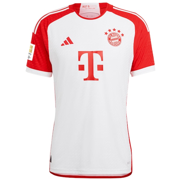 Serge Gnabry Bayern Munich adidas 2023/24 Home Authentic Jersey - White/Black - Image 3