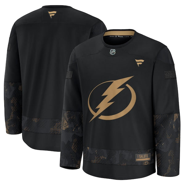 Tampa Bay Lightning 2024 Military Appreciation Practice Jersey - Black