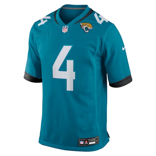 Juan Thornhill Jacksonville Jaguars Nike Team Game Jersey - Teal - Image 2
