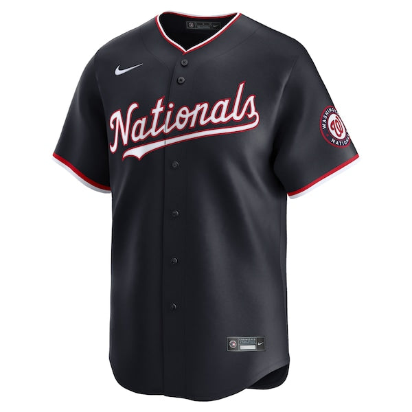 Washington Nationals Nike Alternate Limited Custom Jersey - Navy/White - Image 3