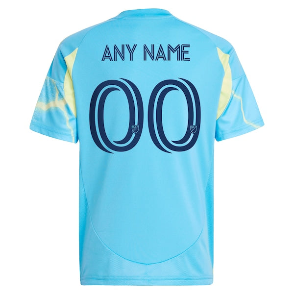 Philadelphia Union adidas Youth 2025 The Voltage Kit Replica Custom Jersey - Blue - Image 3