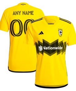 Columbus Crew adidas 2024 The Home Kit Replica Custom Jersey - Yellow
