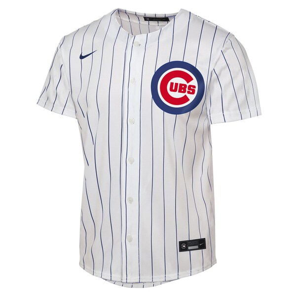 Dansby Swanson Chicago Cubs Nike Youth Home Replica Player Jersey - White - Image 2