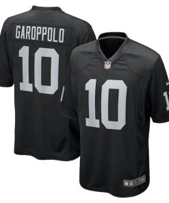 Jimmy Garoppolo Las Vegas Raiders Nike Game Player Jersey - Black