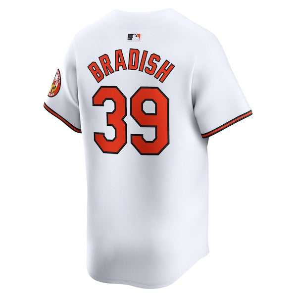 Kyle Bradish Baltimore Orioles Nike Home Limited Player Jersey - White - Image 3