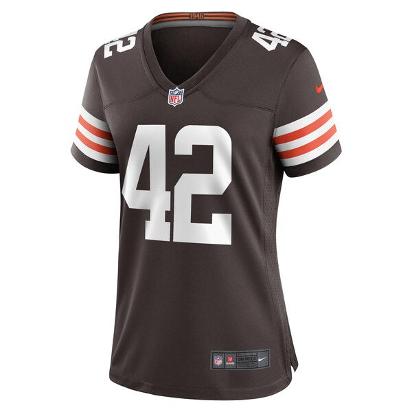 Tony Fields II Cleveland Browns Nike Women's Team Game Jersey - Brown - Image 2