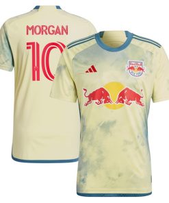 Lewis Morgan New York Red Bulls adidas 2024 Daniel Patrick Kit Replica Jersey - Yellow