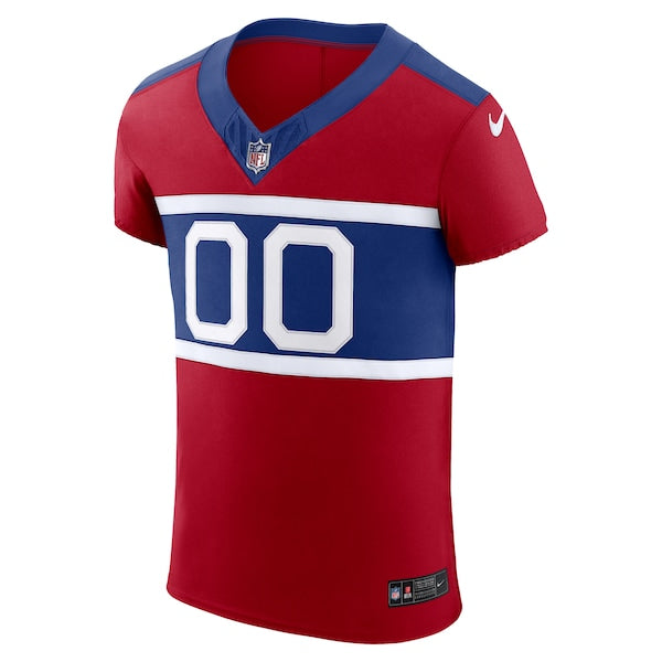 New York Giants Nike Alternate Vapor F.U.S.E. Elite Custom Jersey - Red - Image 2