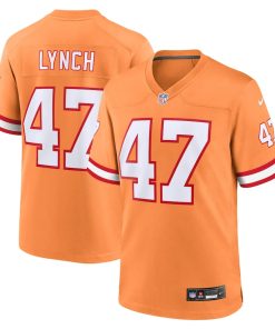 John Lynch Tampa Bay Buccaneers Nike Throwback Game Jersey - Orange
