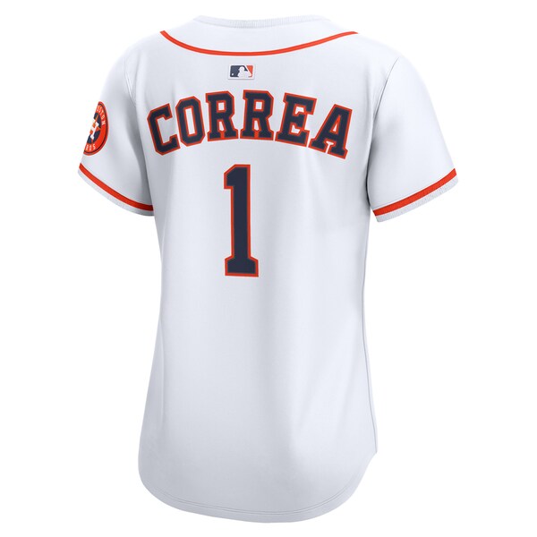 Carlos Correa Houston Astros Nike Women's Home Limited Player Jersey - White - Image 3